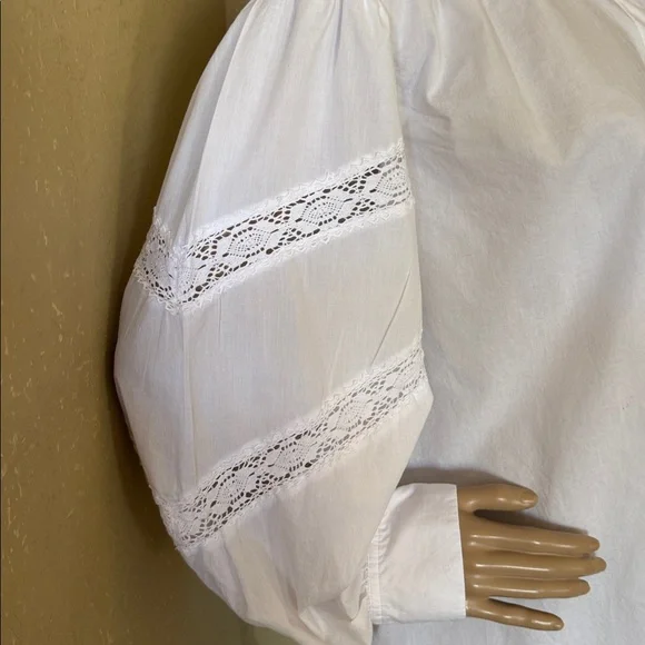 Lane Bryant Women’s White Summer Tunic Shirt sz 18 20 - Picture 2 of 8